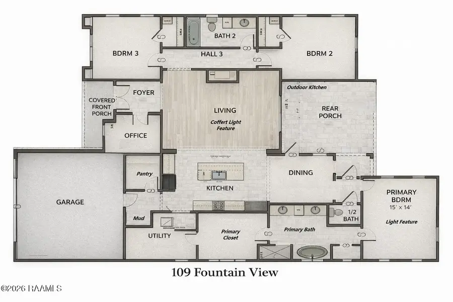 109 Fountain Meadow Drive, Broussard, LA 70518 - #2