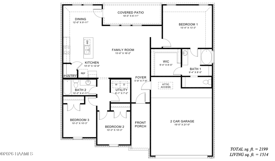 652 Griffiths Court, Breaux Bridge, LA 70517 - #2