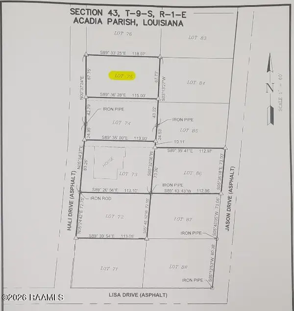 Tbd Hali Drive, Crowley, LA 70526