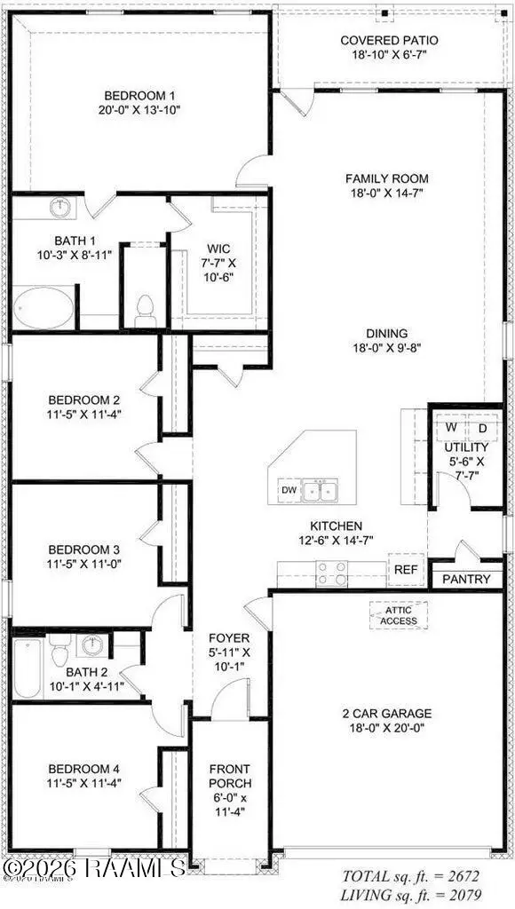 128 Emerald Star Lane, Lafayette, LA 70506 - #3