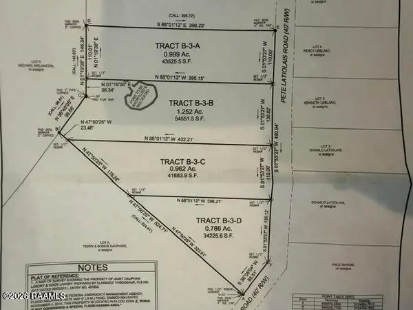 Tbd Pete Latiolais (tract B-3-c) Road, Breaux Bridge, LA 70517