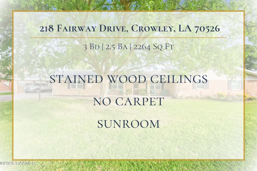 218 Fairway Drive, Crowley, LA 70526 - #2