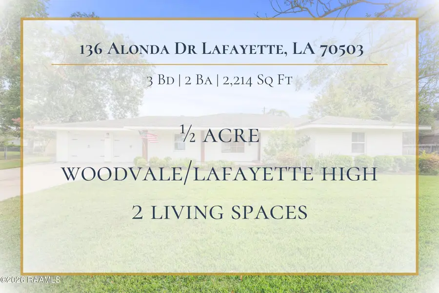 136 Alonda Drive, Lafayette, LA 70503 - #2