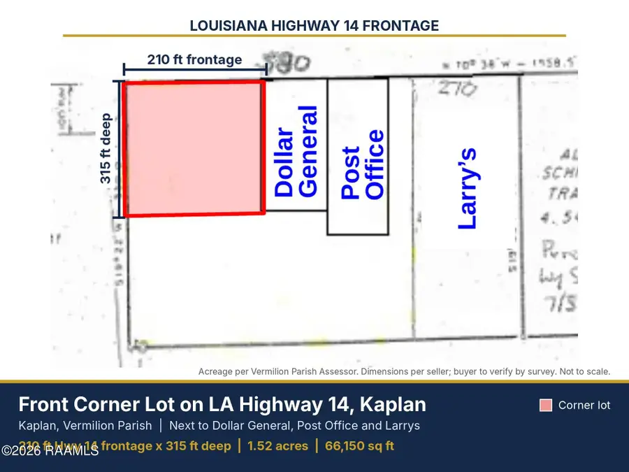 Tbd W Veterans Memorial #Corner, Kaplan, LA 70548 - #3