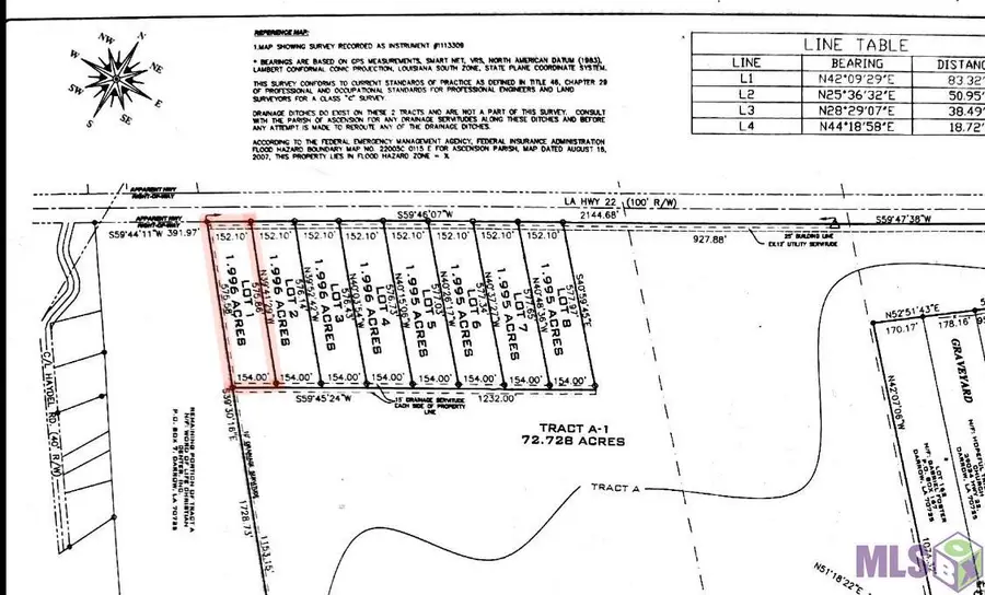 Lot #1 La Hwy 22, Darrow, LA 70725 - Image #2