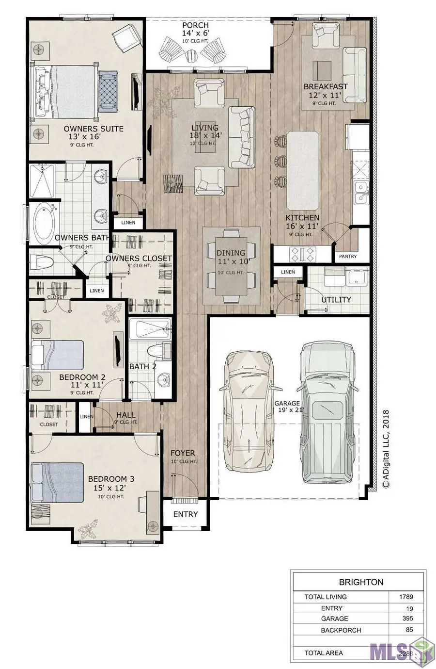 7649 Silverside Cove Dr, Baton Rouge, LA 70810 - #2