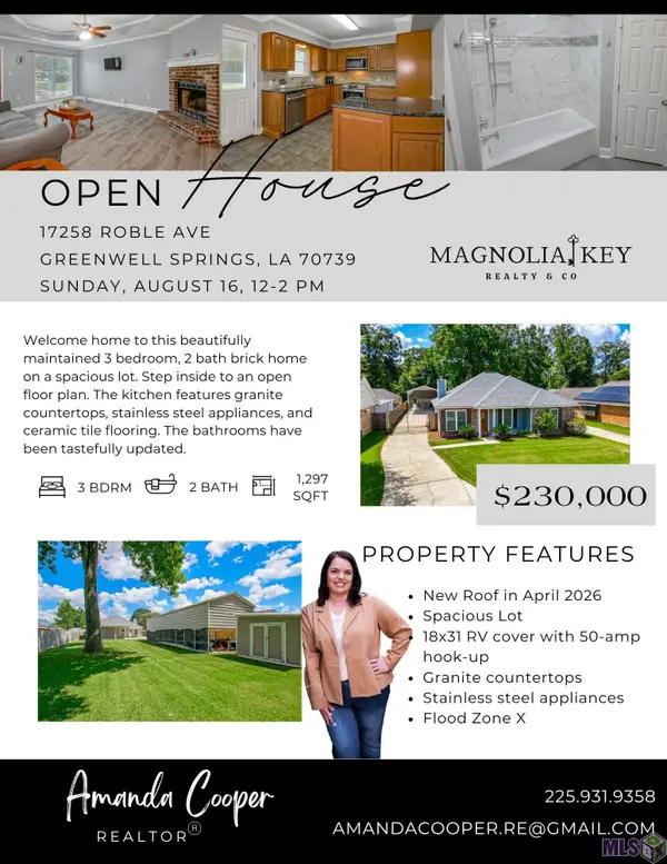 17258 Roble Ave, Greenwell Springs, LA 70739