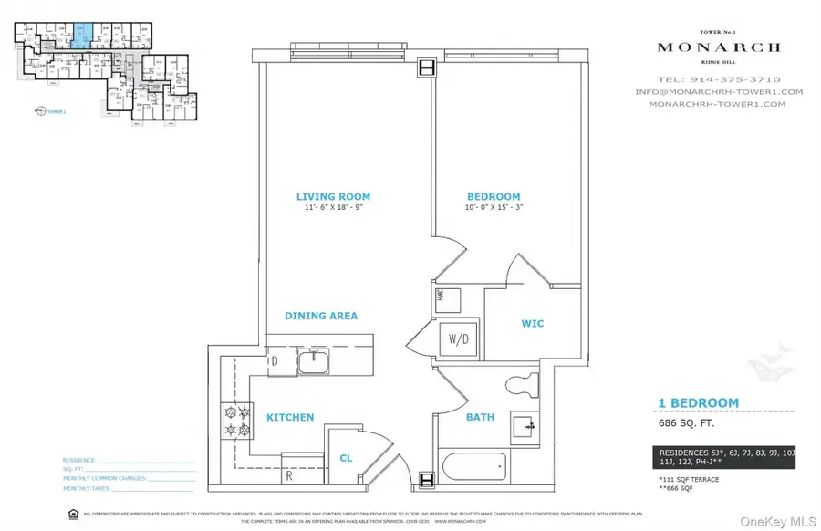 701 Ridge Hill Boulevard #11J, Yonkers, NY 10710 - Image #3
