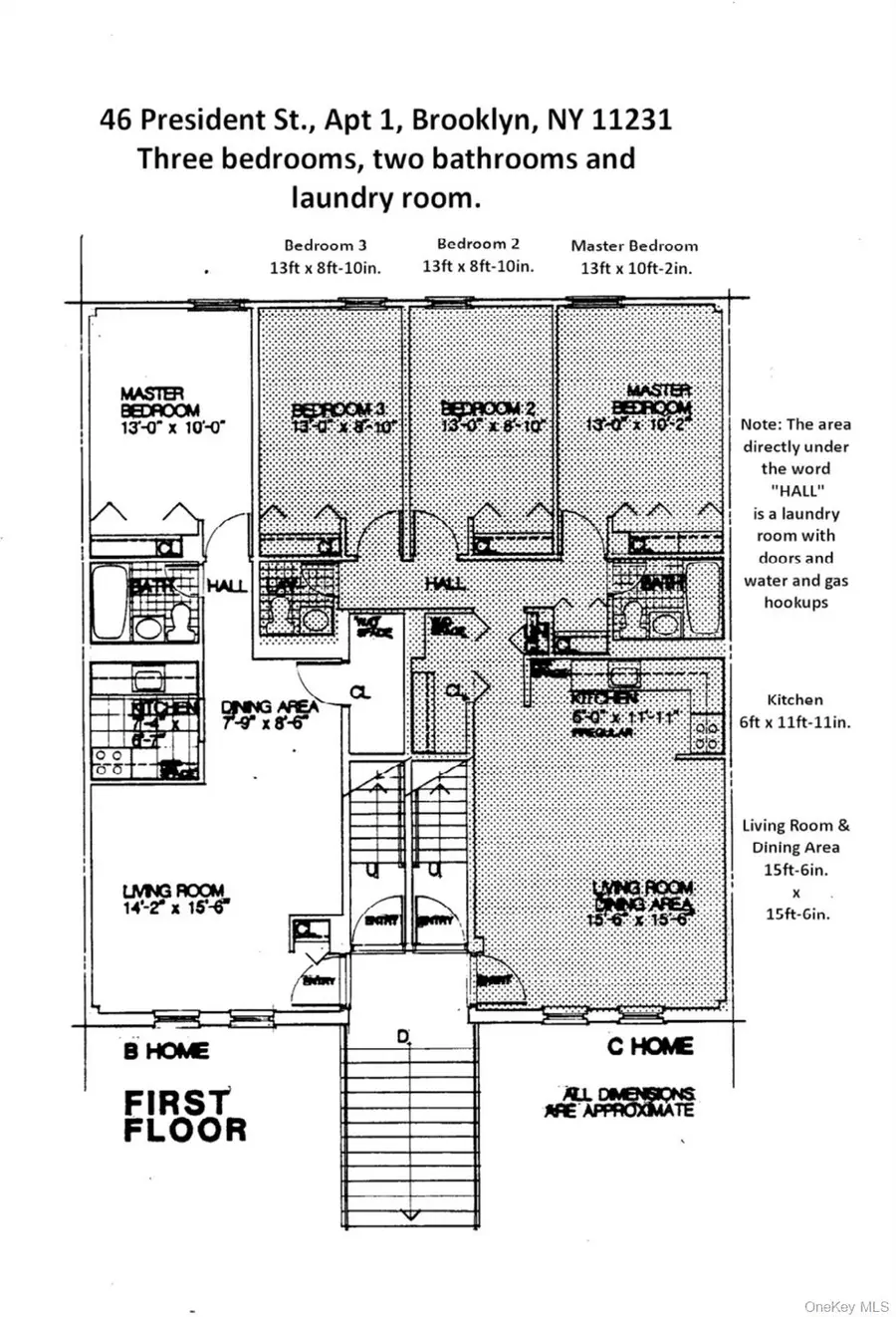 46 President Street #1 (1st Fl), Brooklyn, NY 11231 - Image #2