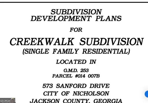 573 Sanford Drive, Nicholson, GA 30565