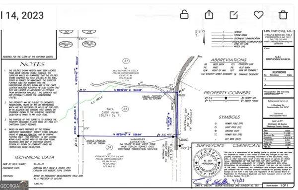 0 Mustang Drive, Summerville, GA 30747