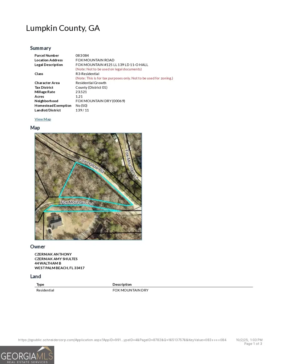 0 Fox Mountain Road, Dahlonega, GA 30533 - Image #2