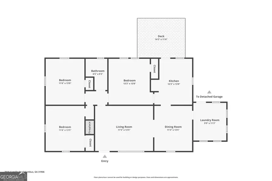 2515 Camille Drive, Columbus, GA 31906 - #2