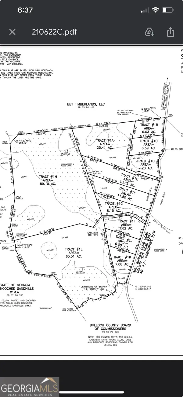 0 Mill Branch Club Road 1j, Pembroke, GA 31321