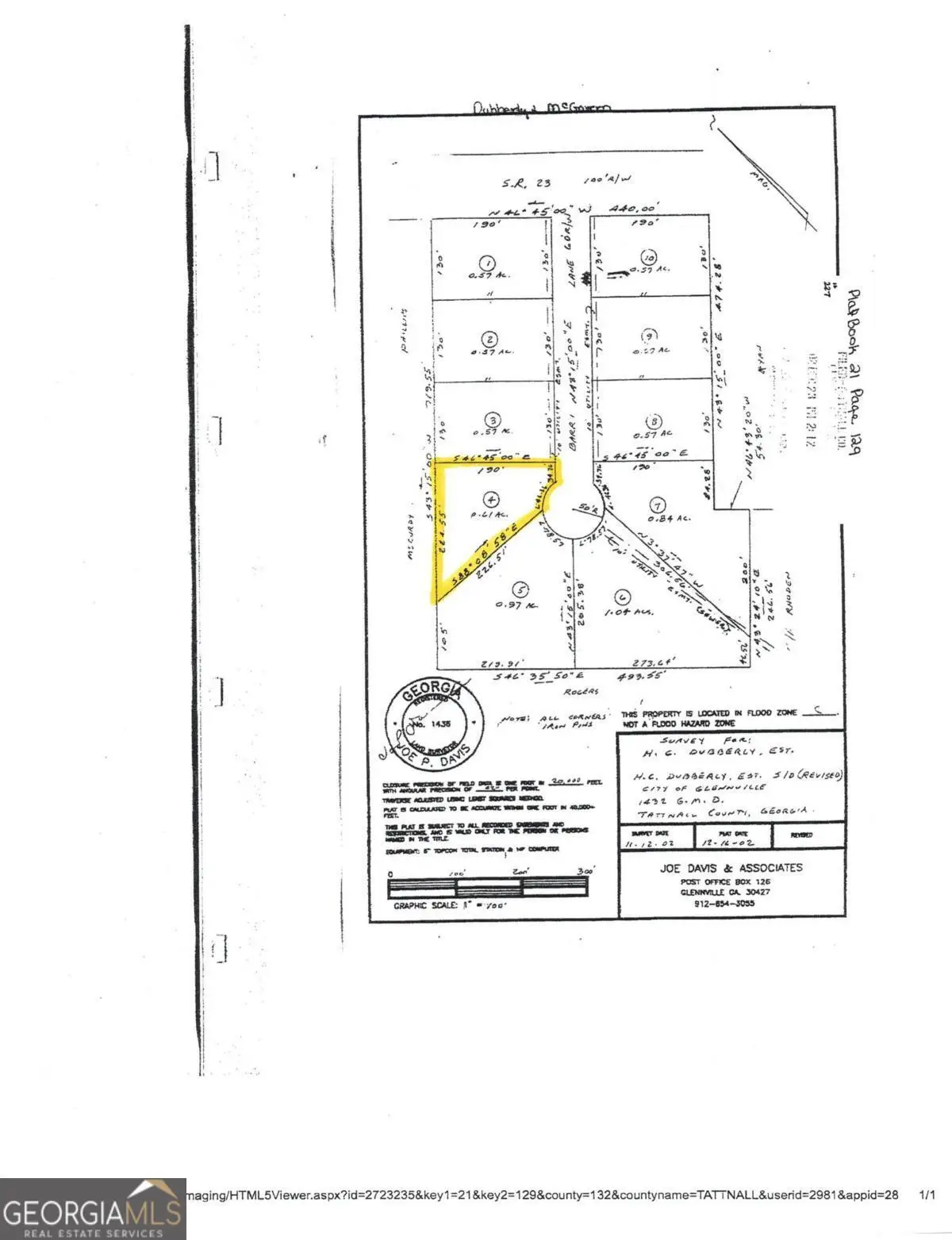 009 Barry Ln Lot # 4, Glennville, GA 30427 - #1