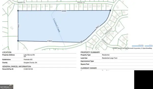 0 Lake Monroe Road, Douglasville, GA 30135