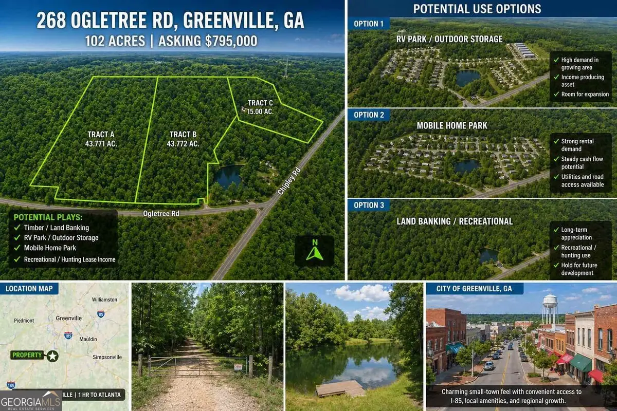 268 Ogletree Road, Greenville, GA 30222 - #1