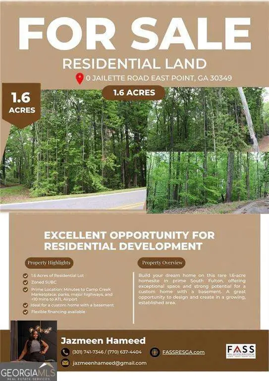 0 Jailette Road, South Fulton, GA 30349