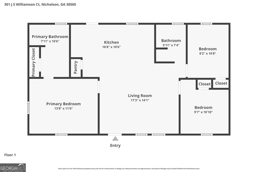 301 J S Williamson Court, Nicholson, GA 30565 - #3
