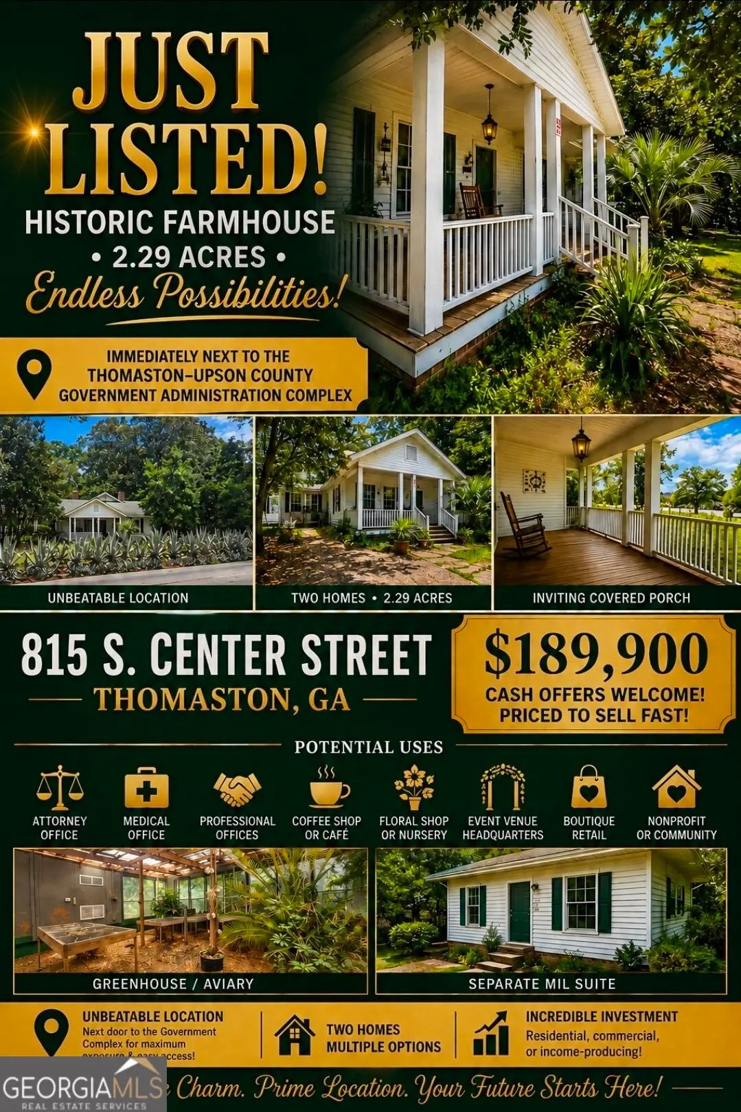 815 S Center Street, Thomaston, GA 30286 - #1