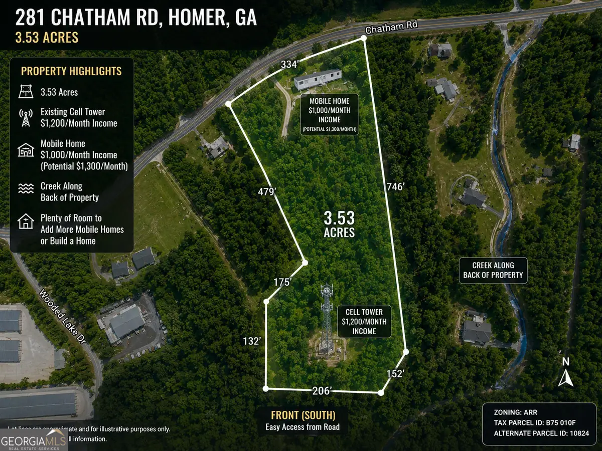 281 Chatham Road, Homer, GA 30547 - #1