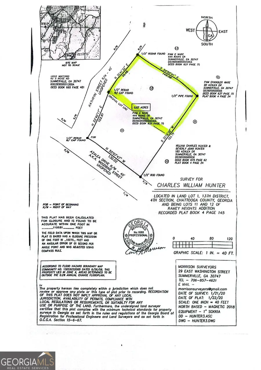 0 Azalea Drive, Summerville, GA 30747 - #2