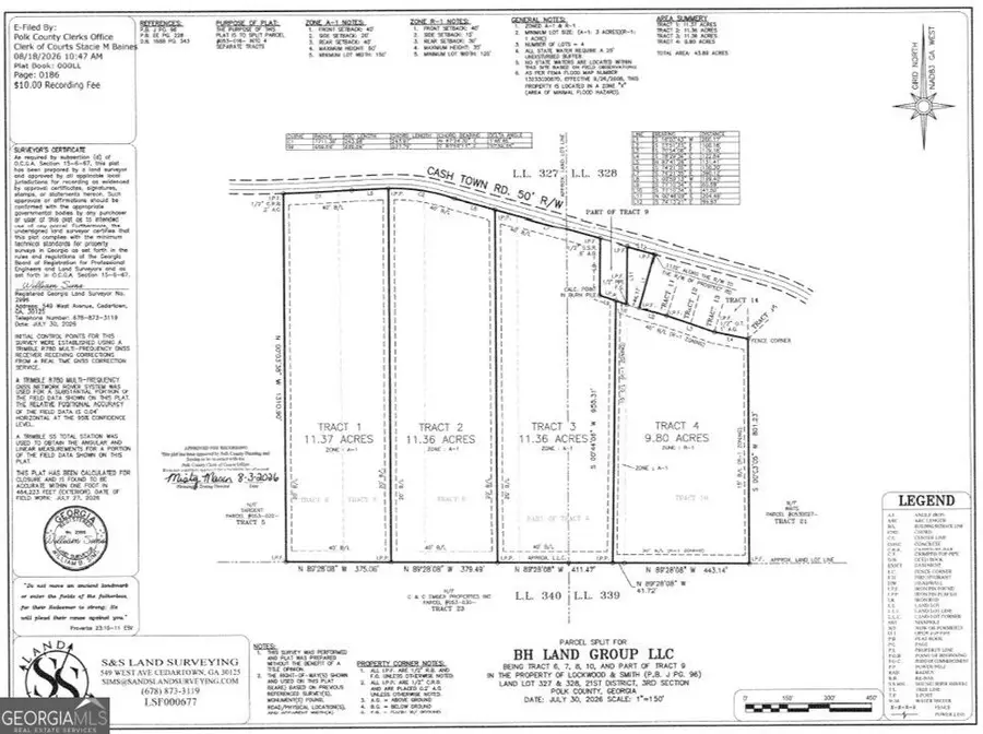 0 Cashtown Road - Tract 1 #TRACT 1, Aragon, GA 30104 - #3