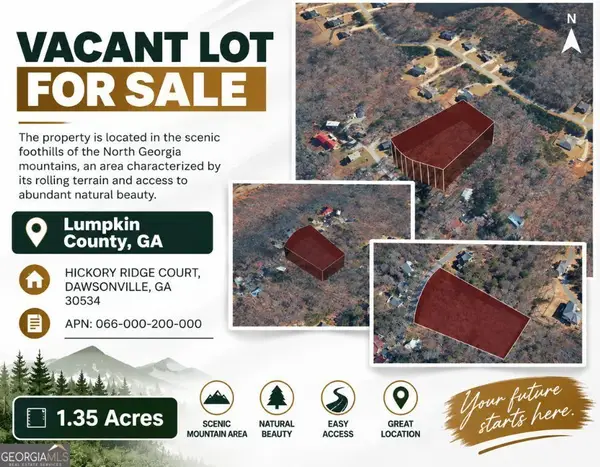 0 Hickory Ridge Court, Dawsonville, GA 30534