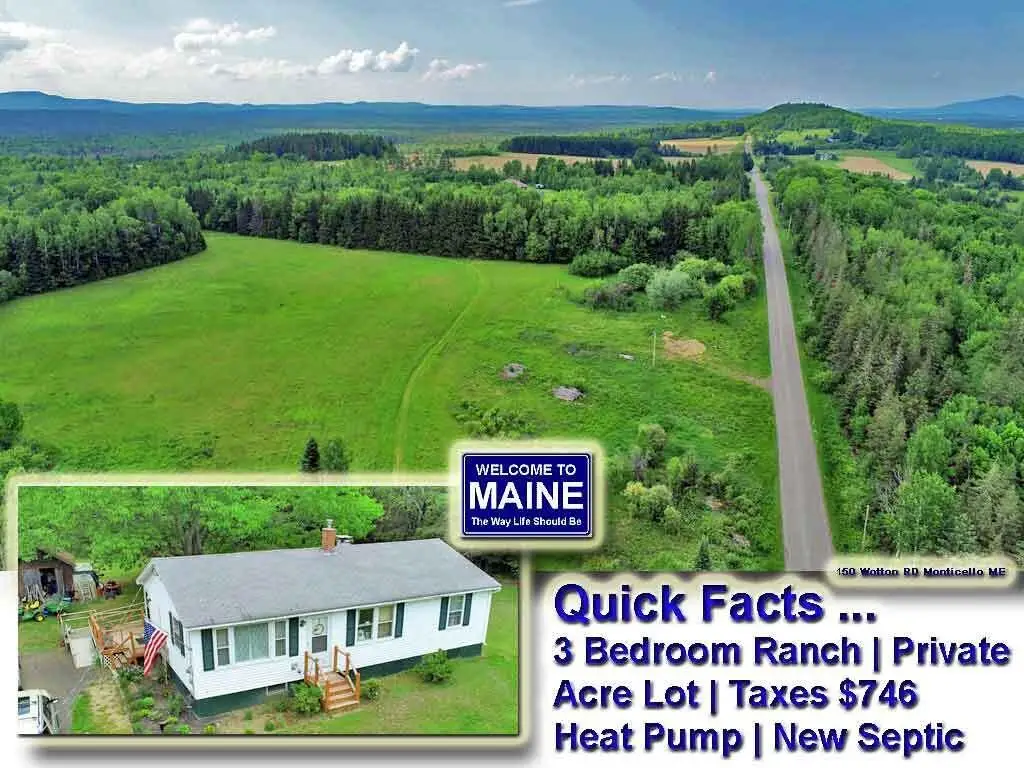 150 Wotton Road, Monticello, ME 04760 - #1