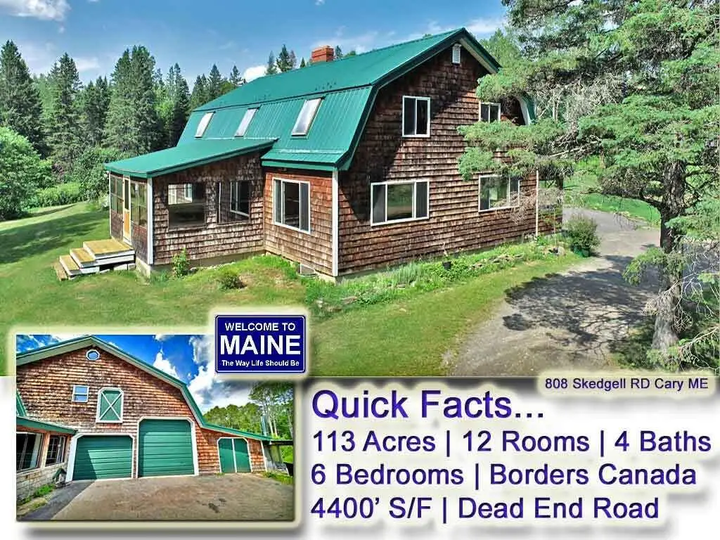 808 Skedgell Road, South Aroostook, ME 04471 - #1