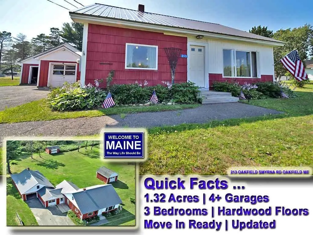 213 Oakfield Smyrna Road, Oakfield, ME 04763 - #1
