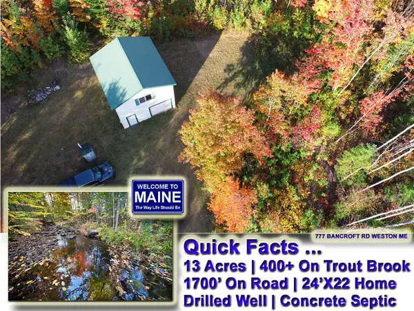777 Bancroft Road, Weston, ME 04424