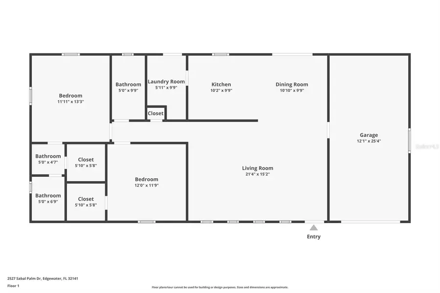 2527 Sabal Palm Drive, Edgewater, FL 32141 - #3