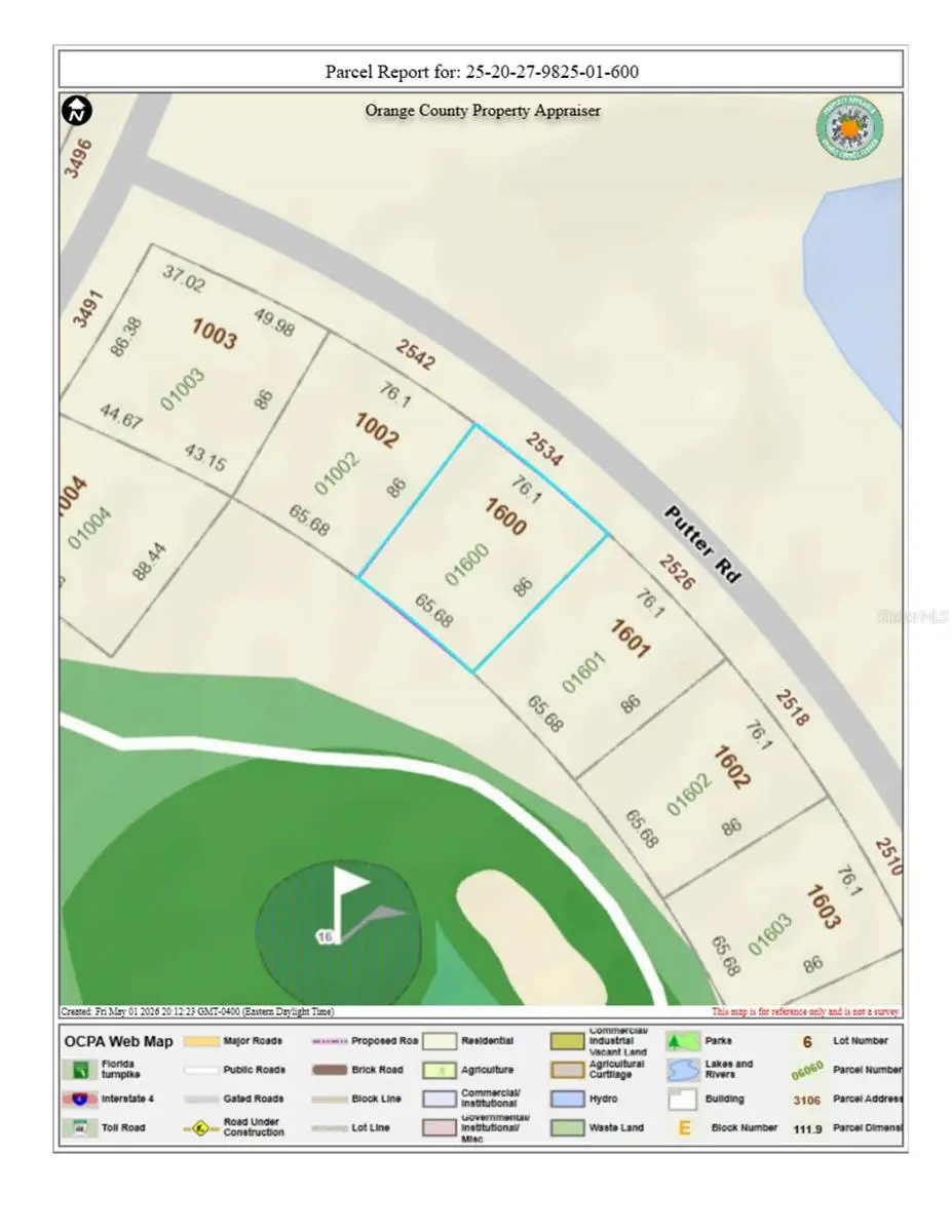 2534 Putter Road #1600, Zellwood, FL 32798 - #1