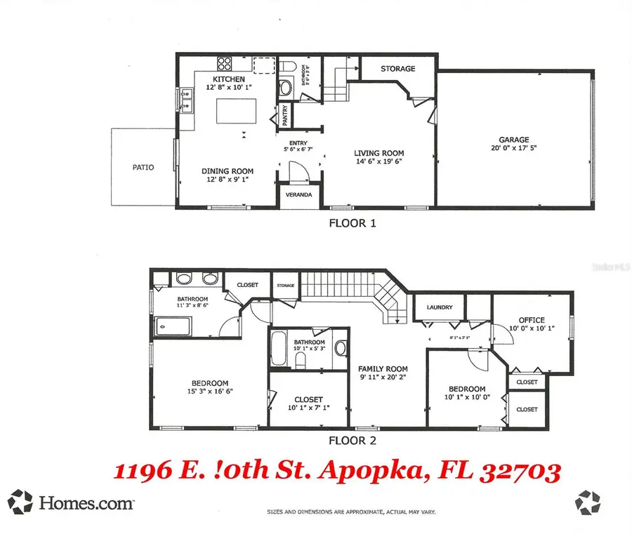 1196 E 10th Street, Apopka, FL 32703 - #3