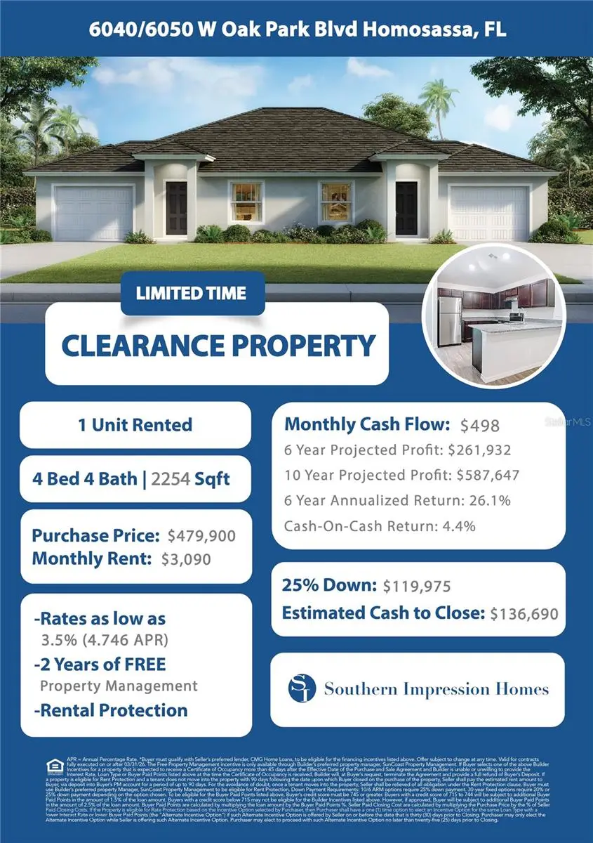 6040 W Oak Park Boulevard, Homosassa, FL 34446 - #2