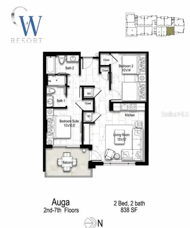411 E Shore Drive #405, Clearwater Beach, FL 33767 - #2