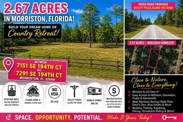 SE 194th Court, MORRISTON, FL 32668