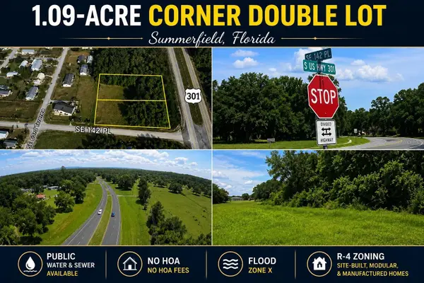 Corner SE 142nd Place & S Us Hwy 301, SUMMERFIELD, FL 34491
