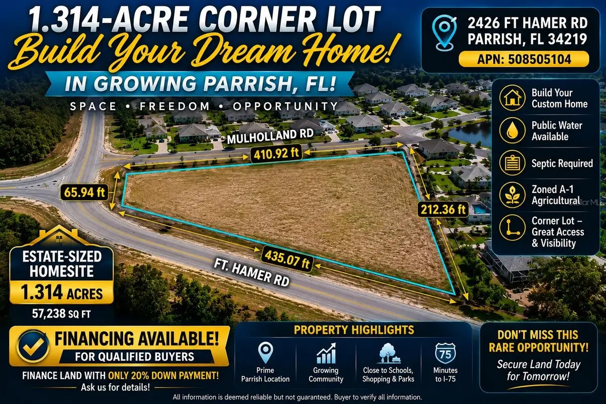 2426 Fort Hamer Road, Parrish, FL 34219 - #1