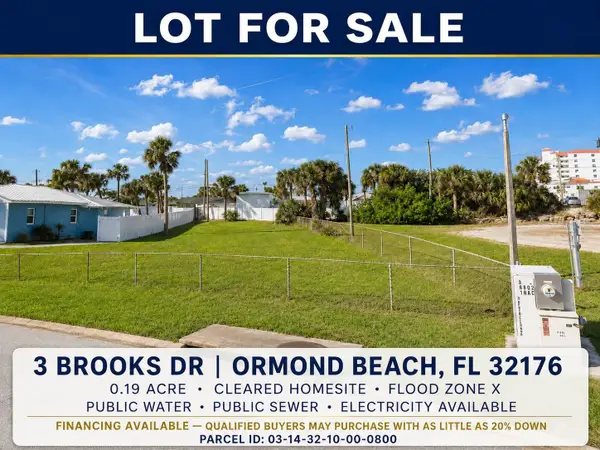 3 Brooks Drive, ORMOND BEACH, FL 32176