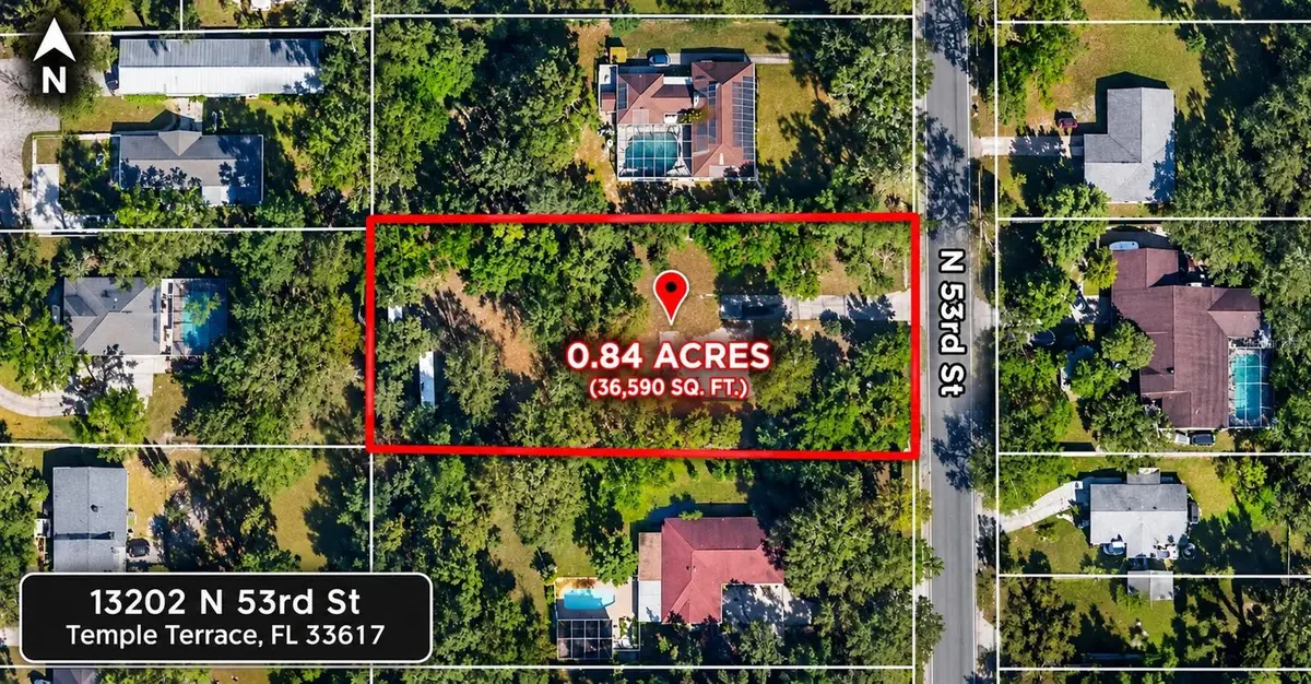 13202 N 53rd Street, Temple Terrace, FL 33617 - #1