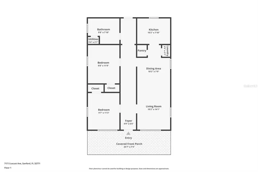 717 S Locust Avenue, Sanford, FL 32771 - #3