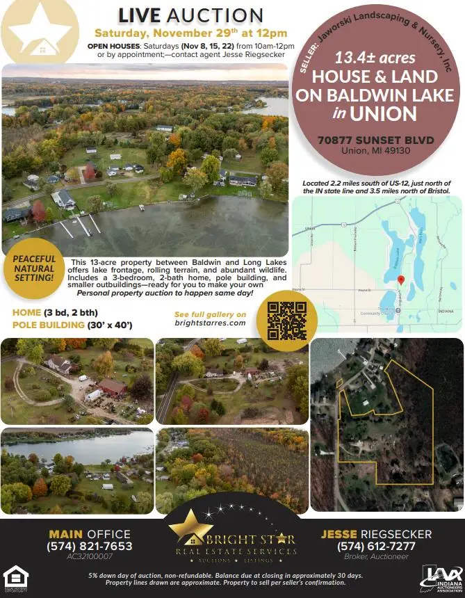 70877 Sunset Boulevard, Union, MI 49130 - Image #1