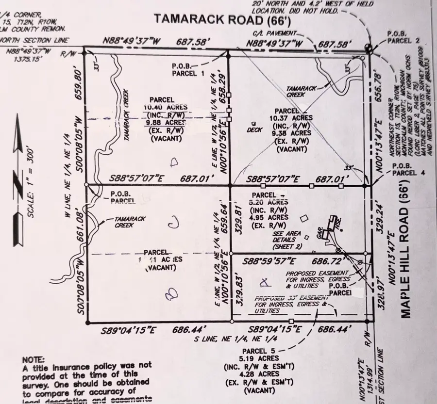 V/L Maple Hill Road #Parcel D, Howard City, MI 49329 - Image #2