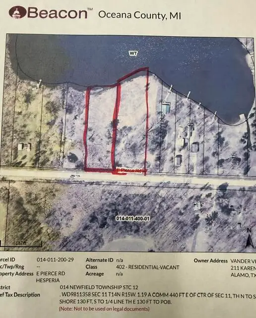 8468 E Pierce Road, Hesperia, MI 49421