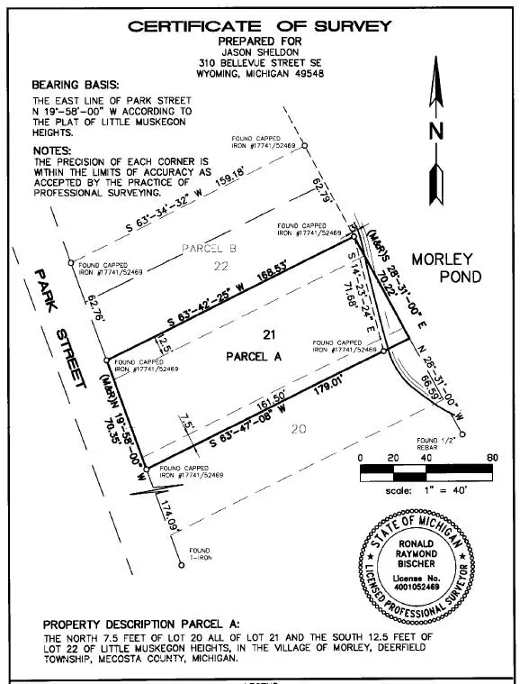 1410 N Park Street, Morley, MI 49336 - #3