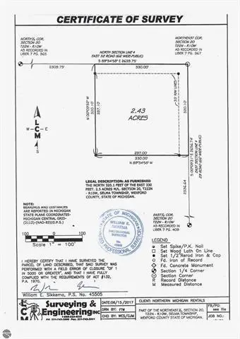 3044 S 29 Road, Cadillac, MI 49601 - #3
