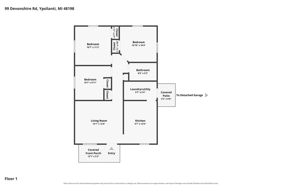99 Devonshire Street, Ypsilanti, MI 48198 - #3