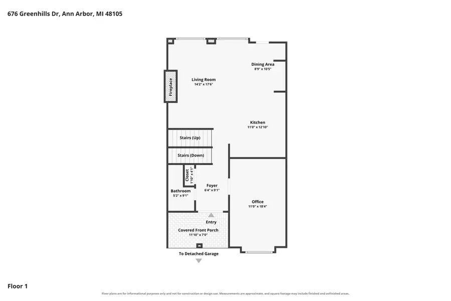 676 Greenhills Drive, Ann Arbor, MI 48105 - #3